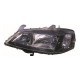 Vauxhall Astra 1998-2006 Black Surround Halogen Head Lamp Unit Passenger Side